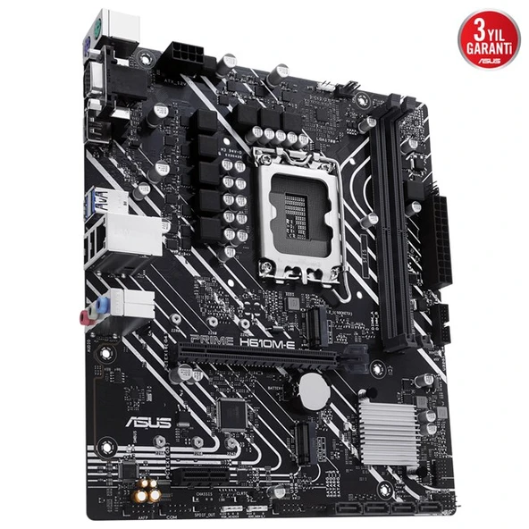 Asus Prime H610M-E D5 Csm 1700P Vga Hdmi Dp - Resim 3