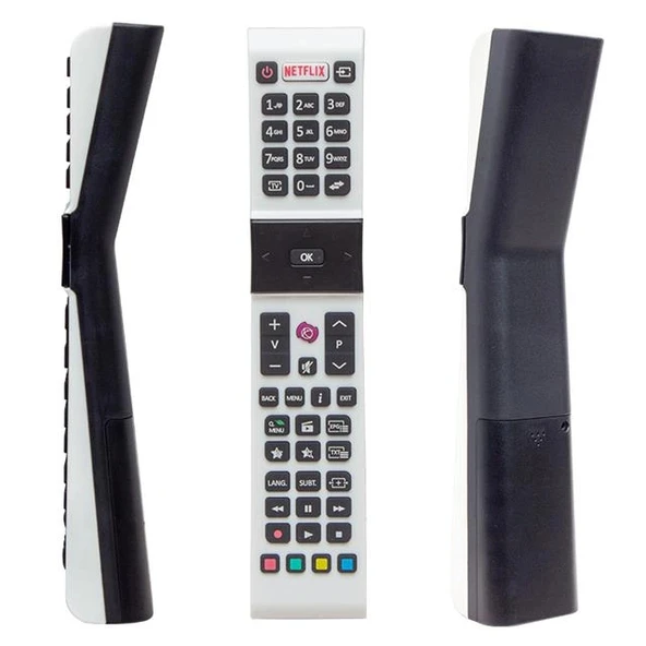 Profilo RCA49130 - Vestel Smart – Sanyo - Jvc Netflix Tuşlu Beyaz Yazısız Lcd Led Tv Kumanda ürün görseli 1