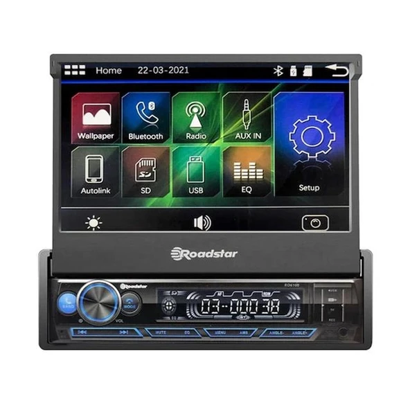 Roadstar RD6100 7'' Bluetooth Indash Teyp - Resim 2