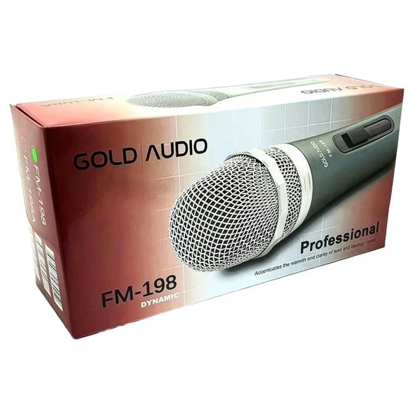 Gold Audio FM-198 Kablolu El Mikrofon - Resim 4