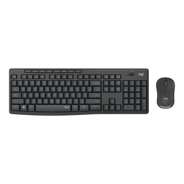 Logitech MK295 Q Tr Siyah Kablosuz Klavye Mouse Set ürün görseli 1