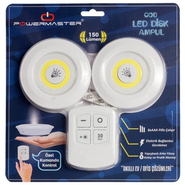 Powermaster Cob Led Kabin Ampul Kumandalı - Resim 2