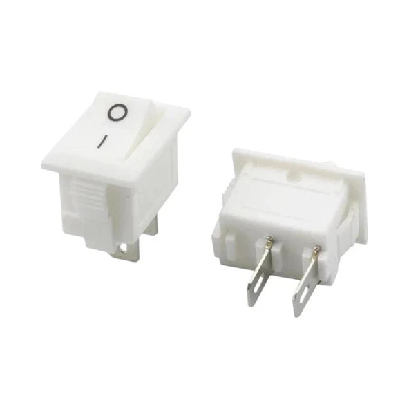 IC-120B Mini Işıksız On-Off 2P Anahtar Beyaz ürün görseli 1