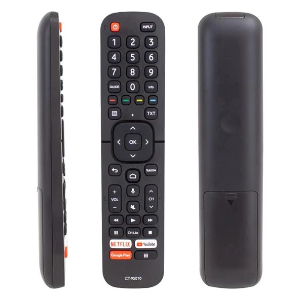 Toshiba CT-95010 Netflix-Youtube-Google Play-Prime Tuşlu Video Ses Komutlu Lcd-Led Tv Kumandası ürün görseli 1