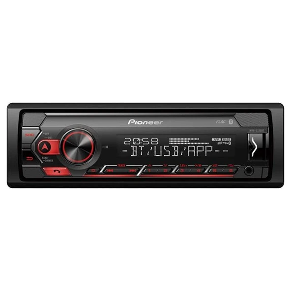 Pioneer MVH-S320BT USB-FM-AUX-MP3 Bluetooth'lu Mekaniksiz Oto Teyp 4x50 Watt ürün görseli 1