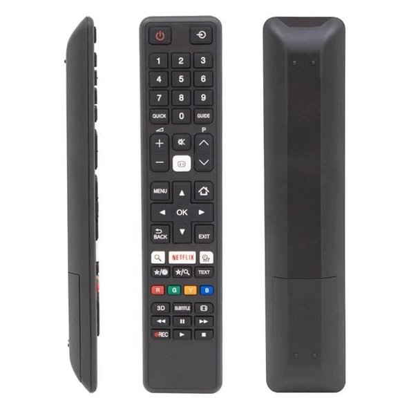 Toshiba CT 8053 - 32L3763DA - 43L3733DG - 49U5766DA - 55V676763DA Netflix Tuşlu Lcd Led Tv Kumandası ürün görseli 1