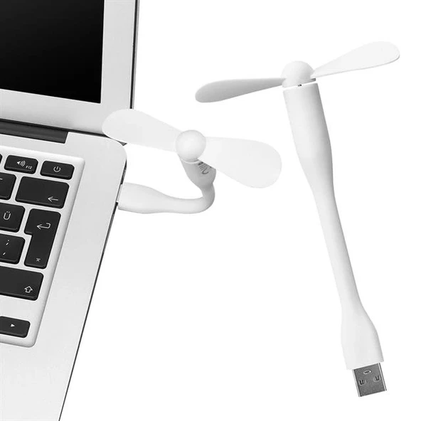 S-Link SL-UF05 Taşınabilir Esnek Beyaz USB Mini Fan ürün görseli 1