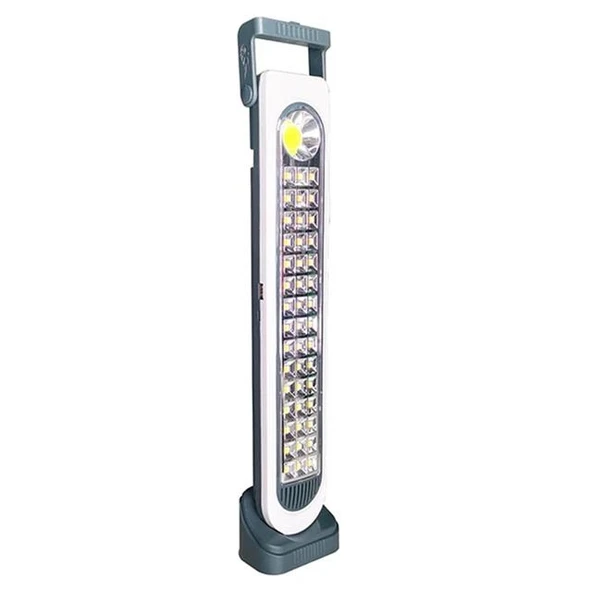 Powermaster Solarlı Ve Şarjlı Işıldak 45 Ledli 45W HEL-6855T ürün görseli 1