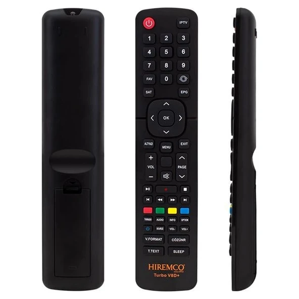 Hiremco Turbo V8D+ Uydu Alıcı Kumandası ürün görseli 1