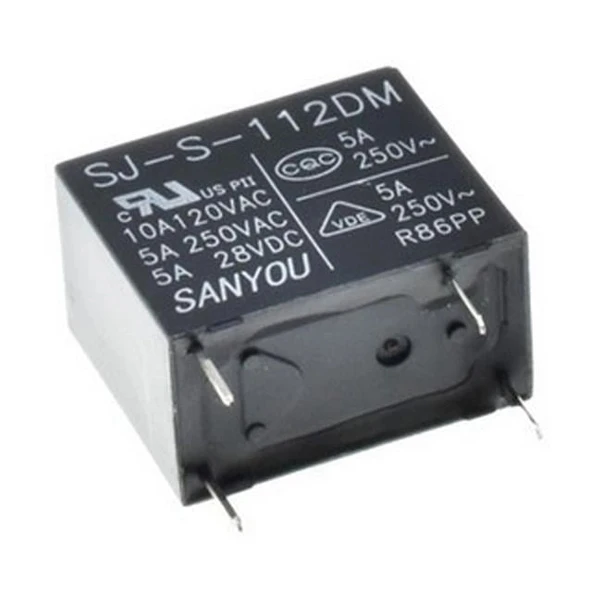SJ-S-112DM 4 Pinli Elektromanyetik Güç Rölesi ürün görseli 1