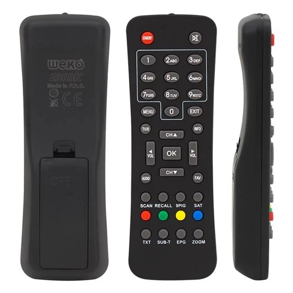 Mersat Exclusive - Globex - Fobem - Amstrad Mini TTX - Newline Scart Uydu Alıcısı Kumandası ürün görseli 1