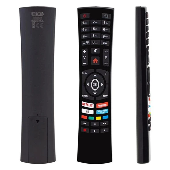 Weko Vestel Hi-Level Netflix-YouTube-Prime Video Tuşlu LCD LED TV Kumanda ürün görseli 1