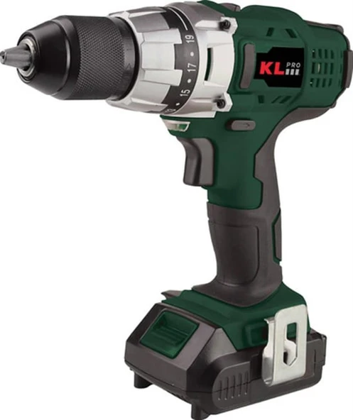 KL Pro KLDM18-20 18V 2.0 Ah Şarjlı Darbeli Vidalama/Matkap ürün görseli 1