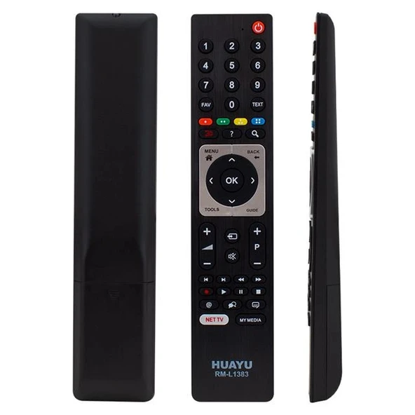Huayu RM-L1383 Arçelik-Beko-Grundig Universal 3D-Netflix-My Media Tuşlu Lcd Led Tv Kumanda ürün görseli 1