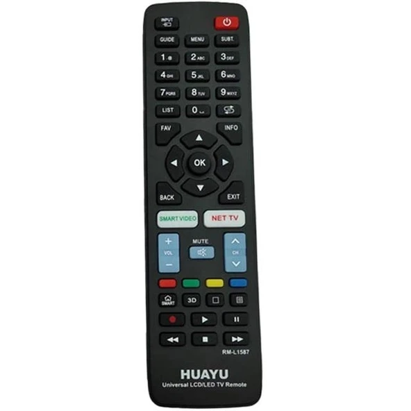 Huayu RM-L1587 Samsung-LG-Sony-Philips-Panasonic Universal Lcd Tv Kumanda ürün görseli 1