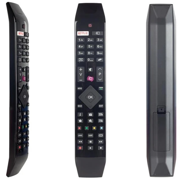Vestel Netflix Mor Tuşlu Yeni Üstü Camlı Model Led Tv Kumanda ürün görseli 1