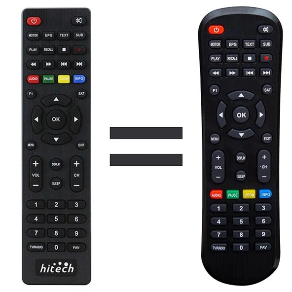 Korax Hitech Mini HD Uydu Alıcı Kumandası ürün görseli 1
