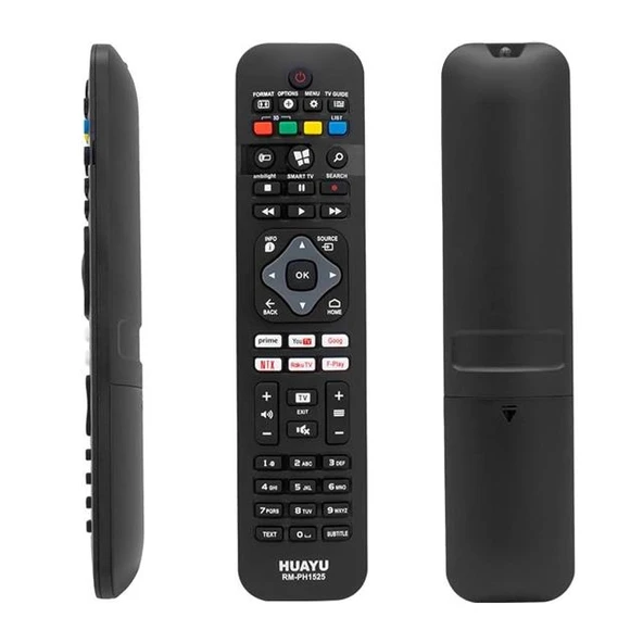 Huayu RM-PH1525 Philips Netflix - Youtube- Prime Video Tuşlu Universal Lcd-Led Tv Kumanda ürün görseli 1