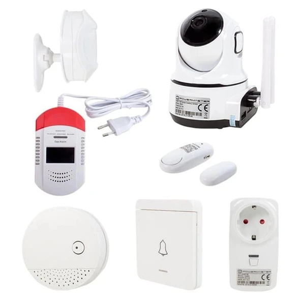 Powermaster PM-19465 Wifi Kameralı Smart Home Akıllı Ev Otomasyon Güvenlik Sistemi ürün görseli 1