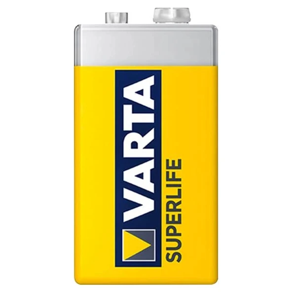 Varta Superlife Çinko 9 Volt Pil (12'li Paket) ürün görseli 1
