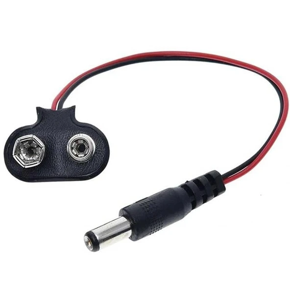 9 Volt 2.1 Mm Jacklı Pil Başlığı (IC-232A) ürün görseli 1