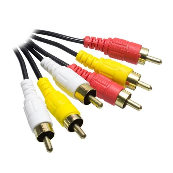 PowerMaster 3RCA-3RCA Erkek TOS Kablo 1.5 Metre ürün görseli 1