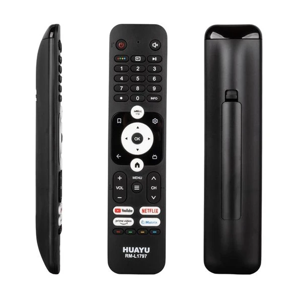Huayu RM-L1797 Haier YouTube-Netflix-Prime Video Tuşlu LCD-LED TV Kumanda ürün görseli 1
