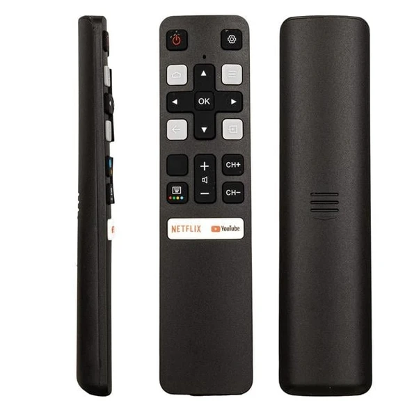 Tcl RC 802V - FNR1 - HTC120 - RC25324 Netflix - Youtube Tuşlu Ses Komutsuz Lcd Led Tv Kumanda ürün görseli 1