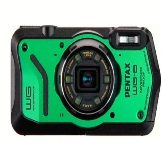 Ricoh PENTAX WG-8 Dijital Outdoor Fotoğraf Makinesi (Yeşil) ürün görseli 1