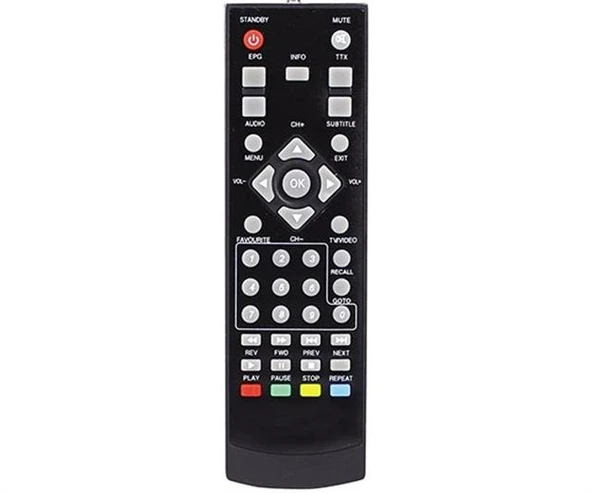 Mersat 13039 Full HD Minibox Uydu Alıcı Kumandası ürün görseli 1