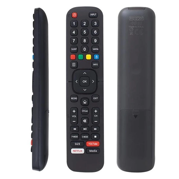 Hisense / Strong Netflix-Youtube-Media Tuşlu Lcd-Led Tv Kumandası ürün görseli 1