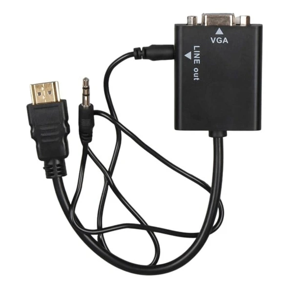 Powermaster HDMI To Vga+Audio Çevirici - Resim 2