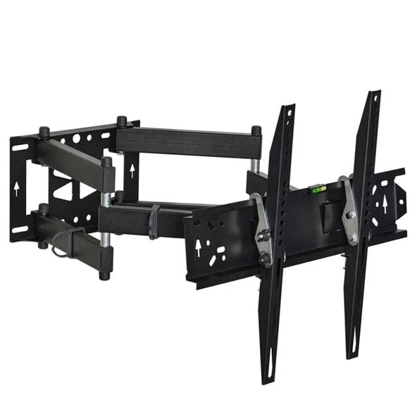 Vontech VT-952 HC Pro 55-98'' Çift Kollu Kilitli Hareketli Televizyon Duvar Askı Aparatı ürün görseli 1