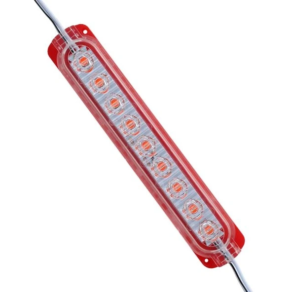 Powermaster 24 Volt 2.4 Watt Tek Renk Kırmızı 2835 Modül Led 14*32.5 ürün görseli 1