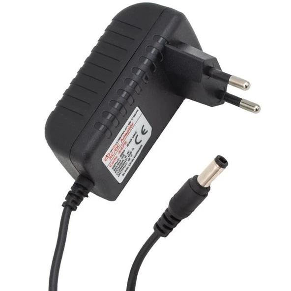 Powermaster PM-4479 12 Volt - 0.5 Amper 5.5*2.5 Mm Uçlu Plastik Kasa Priz Tipi Adaptör ürün görseli 1