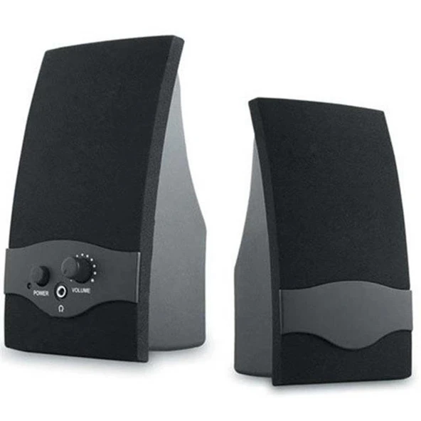Snopy Sn-84 1+1 Siyah USB Hoparlör - Speaker  (2*2 Watt - 4 Ohm) ürün görseli 1