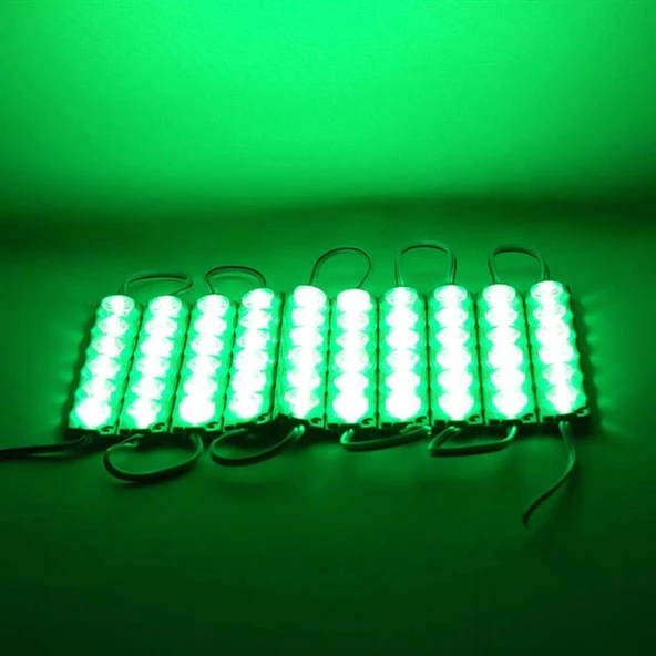 Powermaster 24 Volt 3 Watt Yeşil 3030 Modül Led - Resim 2