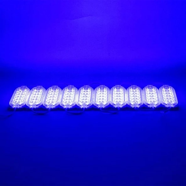 Powermaster 24 Volt 2.4 Watt Tek Renk Mavi 2835 Modül Led - Resim 2