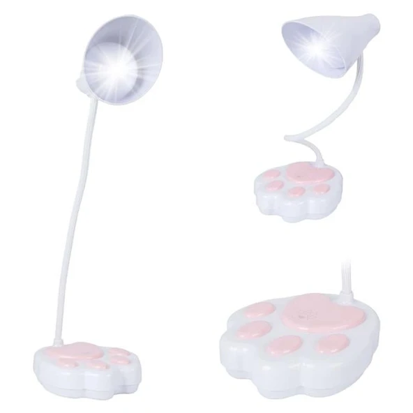 PowerMaster JF-1623 20 LED'li 2.5 Watt Şarjlı Esnek Masa Lambası (OM-114) - Dokunmatik ve USB Şarjlı ürün görseli 1