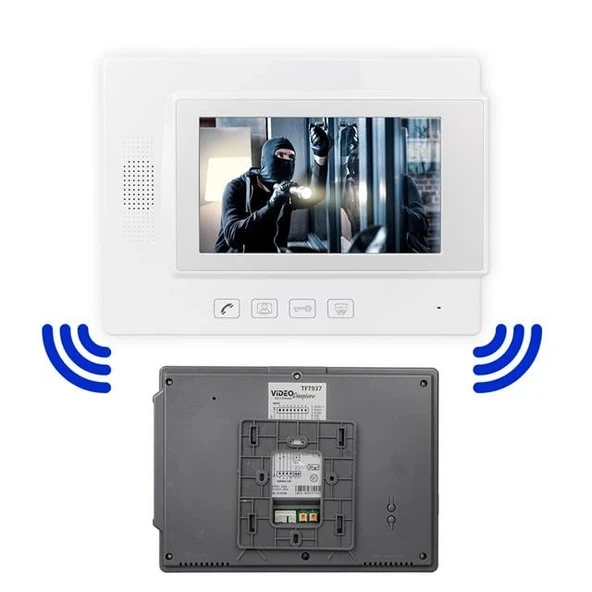 PowerMaster TFT937 Görüntülü Bina İnterkomu Diyafon Alıcı Sistemi ürün görseli 1