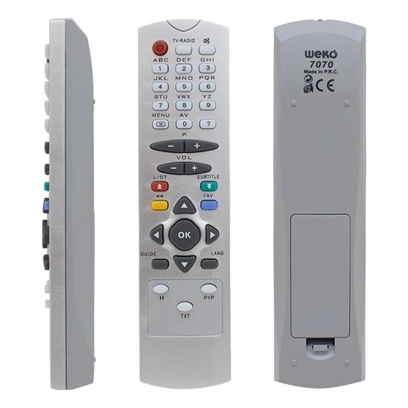 Vestel Seg 5000 FTA Uydu Alıcı Kumandası ürün görseli 1