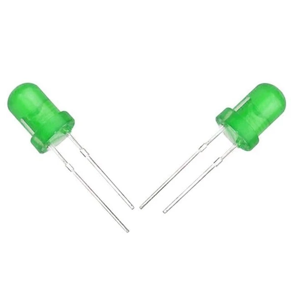 Halmet Mantar Led 5mm Yeşil Mat ürün görseli 1