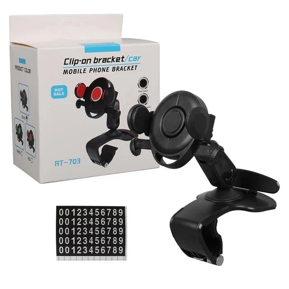 Powermaster RT-703 Numaratörlü Araç İçi Telefon Tutacağı - Resim 4
