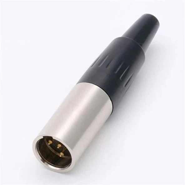 Mini Canon XLR 3 Pin Erkek Jack Fiş 10x47mm ürün görseli 1