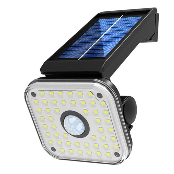 Powermaster LF-1750B 48 SMD Ledli 3 Modlu Sensörlü Solar Duvar Lambası - Resim 2