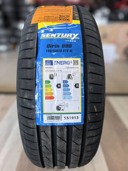 PTTAVM: Sentury 195/55R16 91V XL Qirin 990 Yaz Lastiği (Üretim
