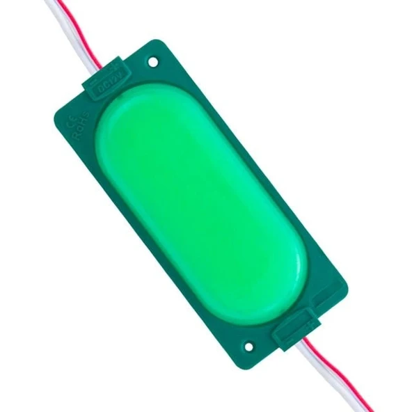 Powermaster 12 Volt 3 Watt Yeşil 85 X 35 Mm IP65 220 – 240 Lümen 140 Derece Cob Modül Led ürün görseli 1