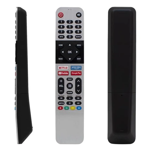 Arçelik-Beko-Grundig-Skyworth Netflix-Youtube-Prime Video-Google Play Tuşlu Ses Komutsuz Lcd Led Tv Kumanda ürün görseli 1