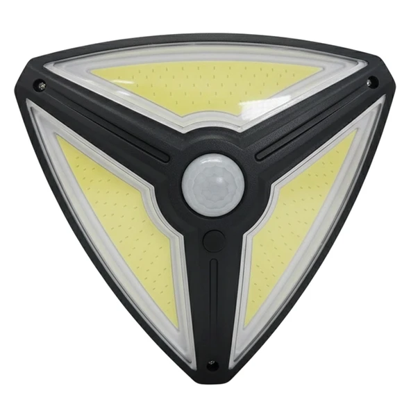 Powermaster MX-1219B 150 Cob Ledli Sensörlü 3 Modlu Solar Duvar Lambası - Resim 4