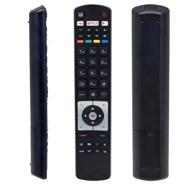 Vestel RC 5118F Black FPlay Netflix-Youtube-Play Tuşlu Lcd-Led Tv Kumanda ürün görseli 1